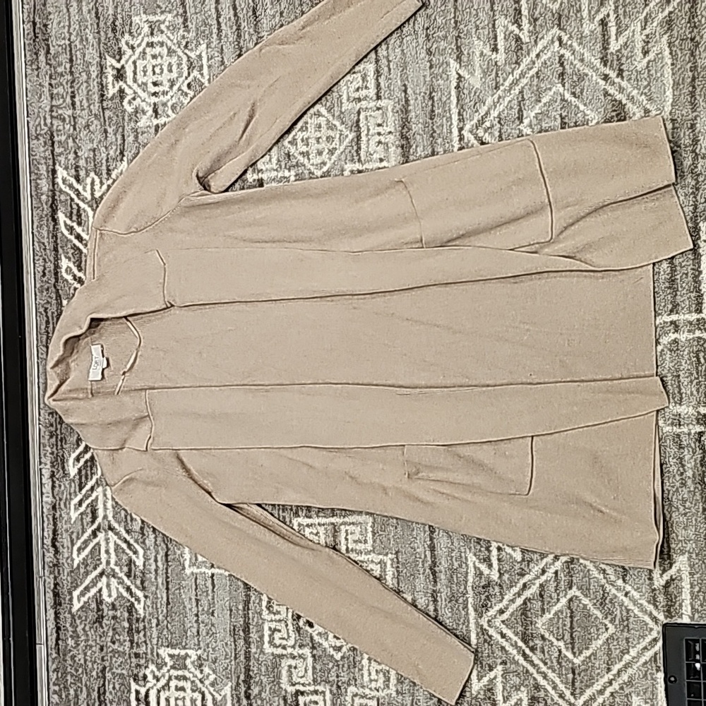 Loft Tan XSP Cardigan Sweater